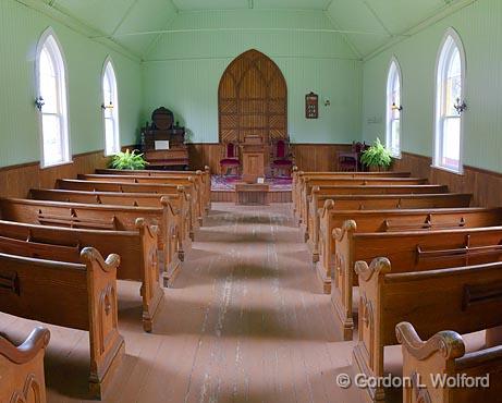 19th Century Church Interior_06447-9.jpg - Photographed at the Lang Pioneer Village near Keene, Ontario, Canada.